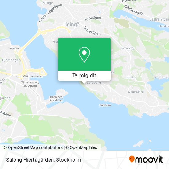 Salong Hiertagården karta