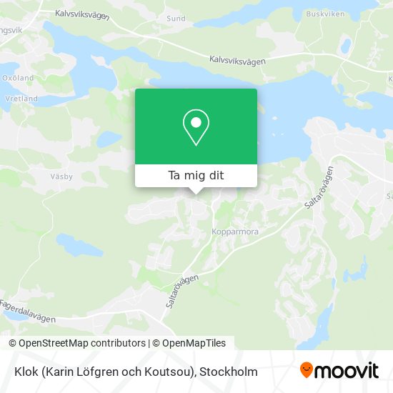 Klok (Karin Löfgren och Koutsou) karta