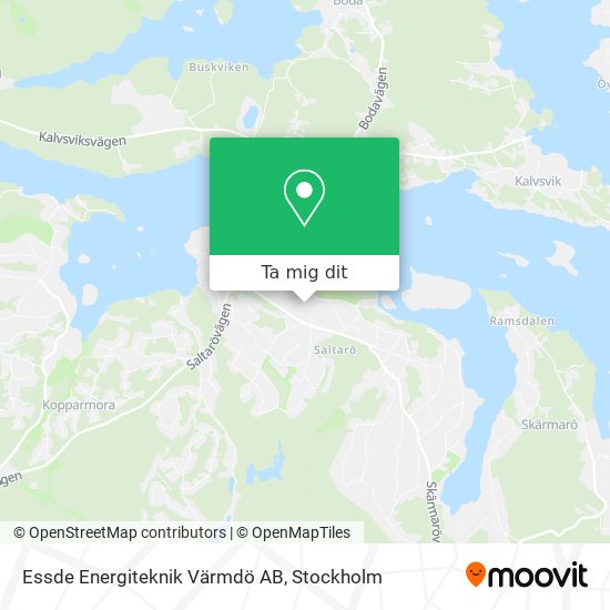 Essde Energiteknik Värmdö AB karta