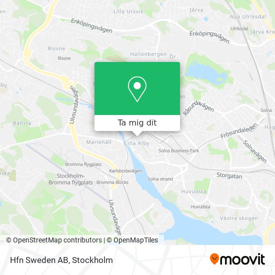 Hfn Sweden AB karta