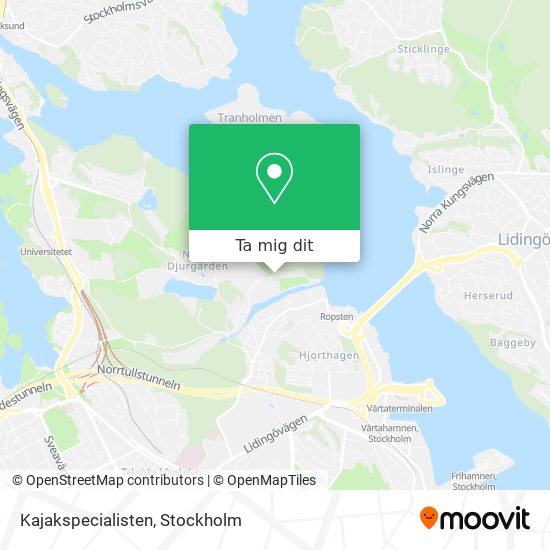 Kajakspecialisten karta