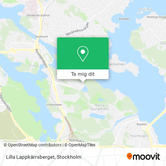 Lilla Lappkärrsberget karta