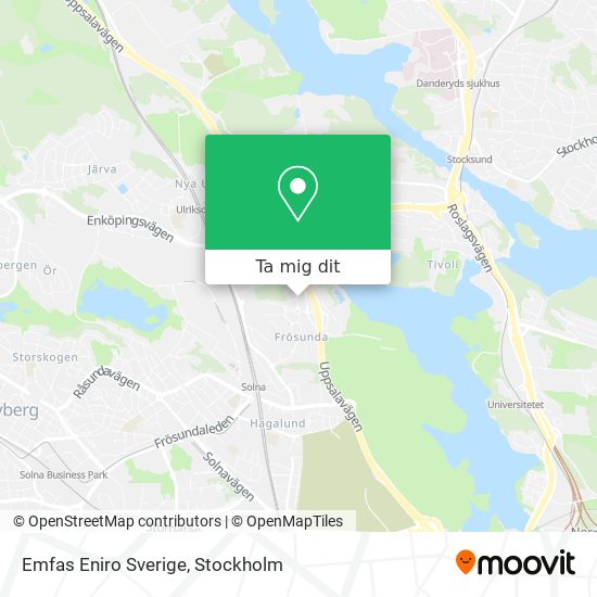 Emfas Eniro Sverige karta