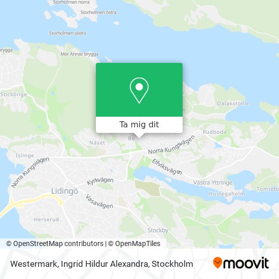 Westermark, Ingrid Hildur Alexandra karta