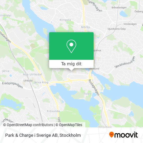 Park & Charge i Sverige AB karta