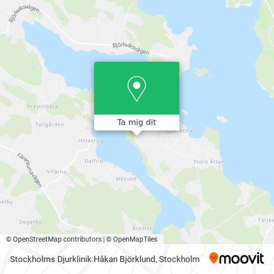 Stockholms Djurklinik Håkan Björklund karta