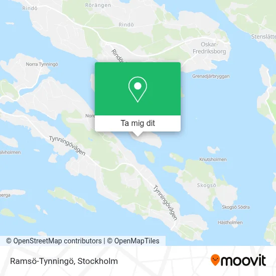 Ramsö-Tynningö karta