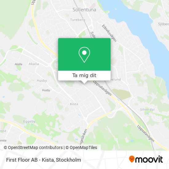 First Floor AB - Kista karta