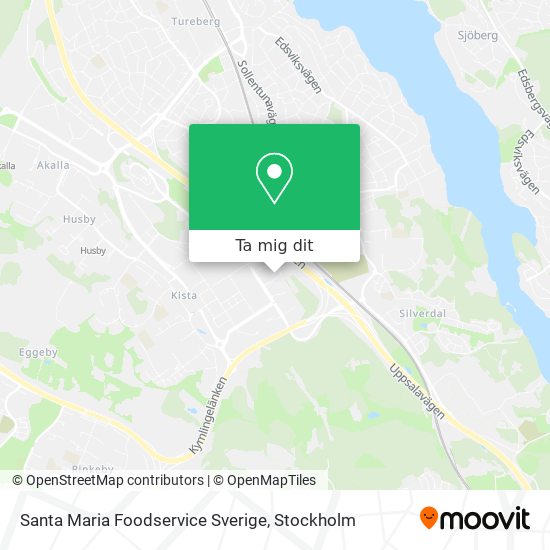 Santa Maria Foodservice Sverige karta