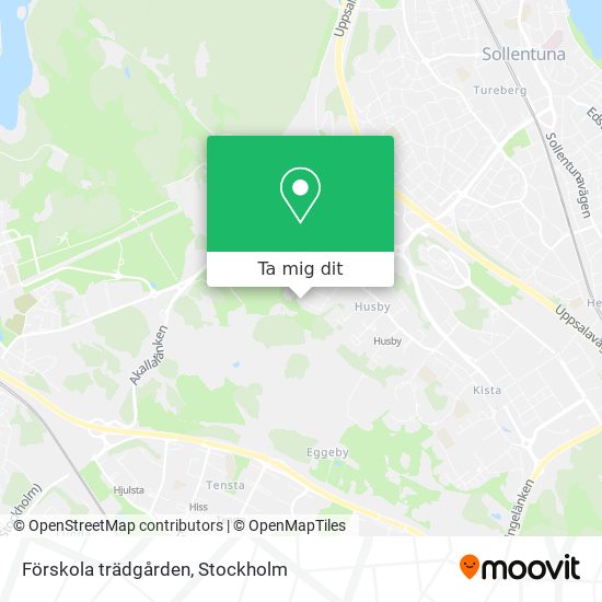 Förskola trädgården karta