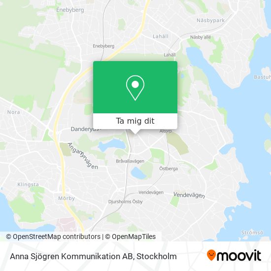 Anna Sjögren Kommunikation AB karta