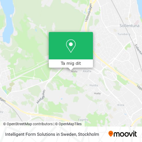 Intelligent Form Solutions in Sweden karta