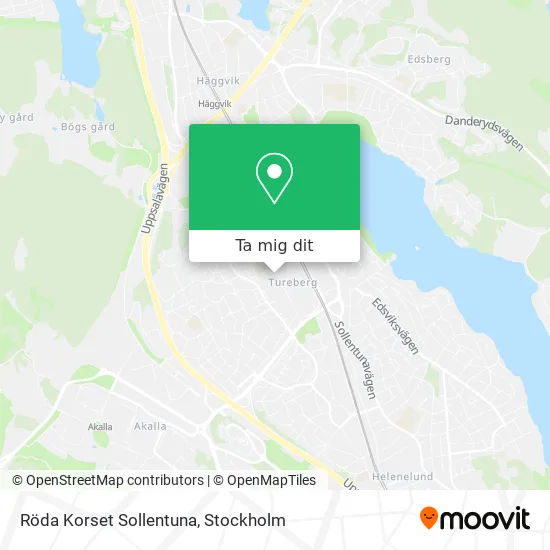 Röda Korset Sollentuna karta