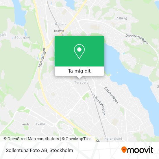 Sollentuna Foto AB karta