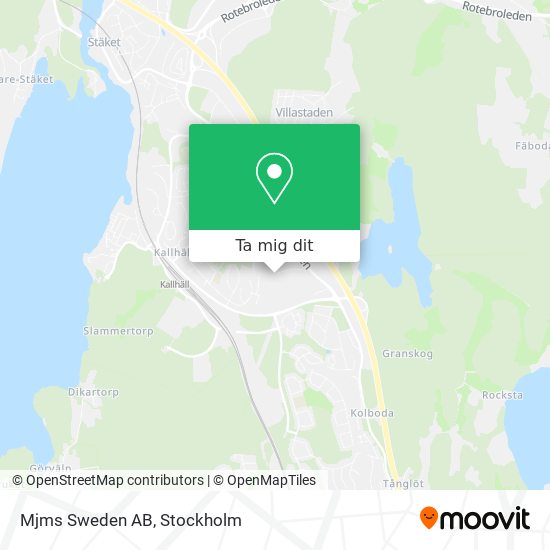 Mjms Sweden AB karta