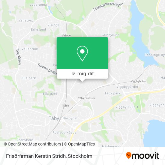 Frisörfirman Kerstin Stridh karta