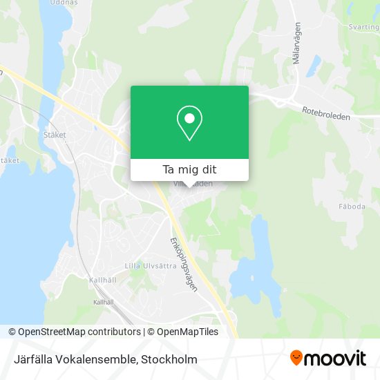 Järfälla Vokalensemble karta