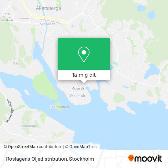 Roslagens Oljedistribution karta