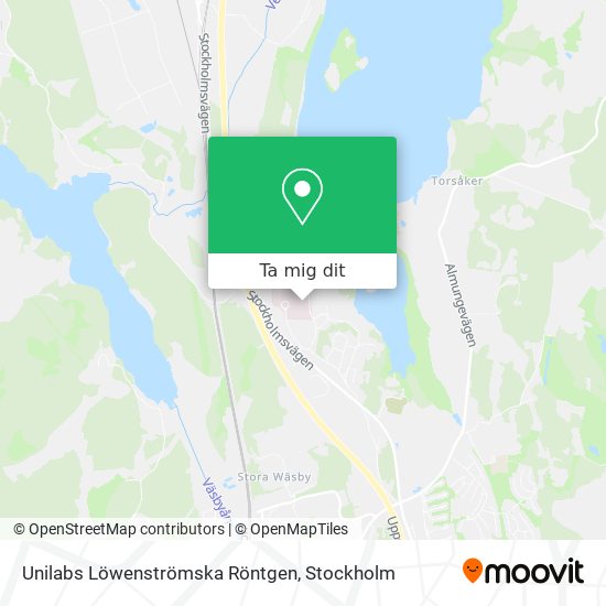 Unilabs Löwenströmska Röntgen karta