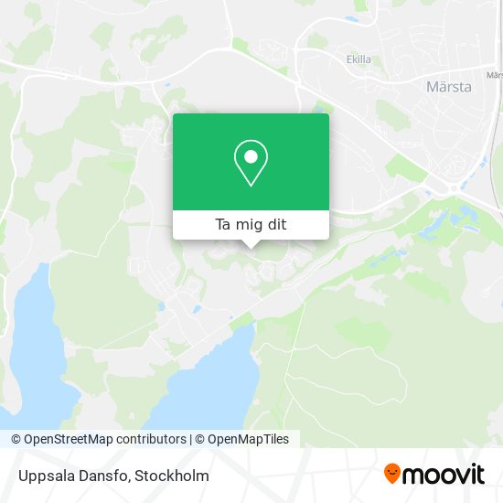 Uppsala Dansfo karta