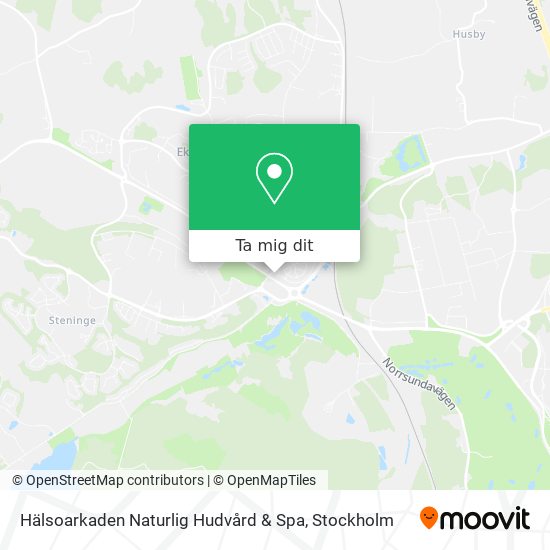 Hälsoarkaden Naturlig Hudvård & Spa karta