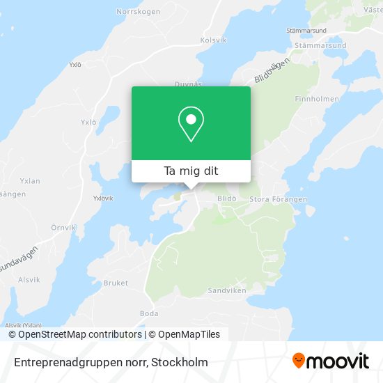 Entreprenadgruppen norr karta