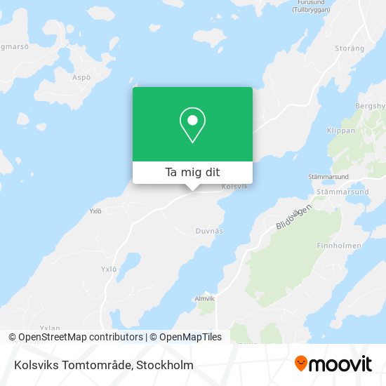 Kolsviks Tomtområde karta