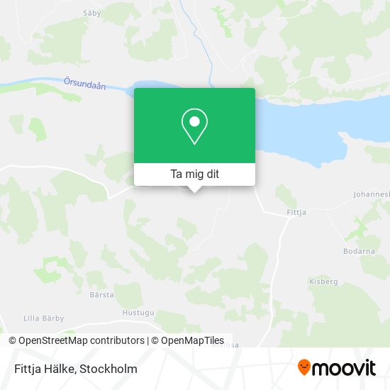 Fittja Hälke karta