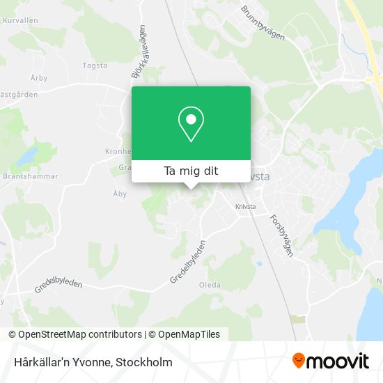 Hårkällar'n Yvonne karta