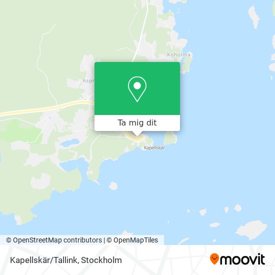 Kapellskär/Tallink karta