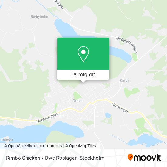 Rimbo Snickeri / Dwc Roslagen karta