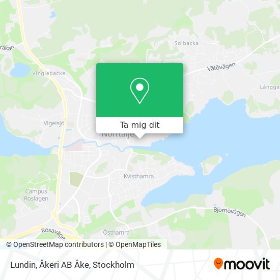 Lundin, Åkeri AB Åke karta