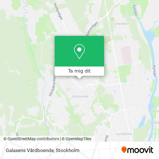 Galaxens Vårdboende karta