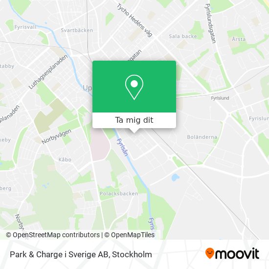 Park & Charge i Sverige AB karta