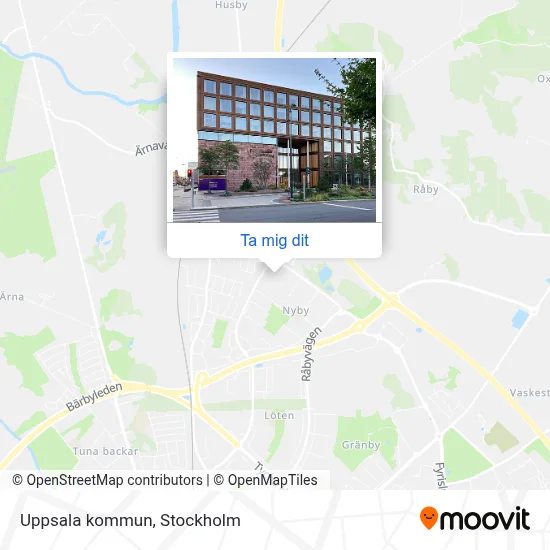 Uppsala kommun karta