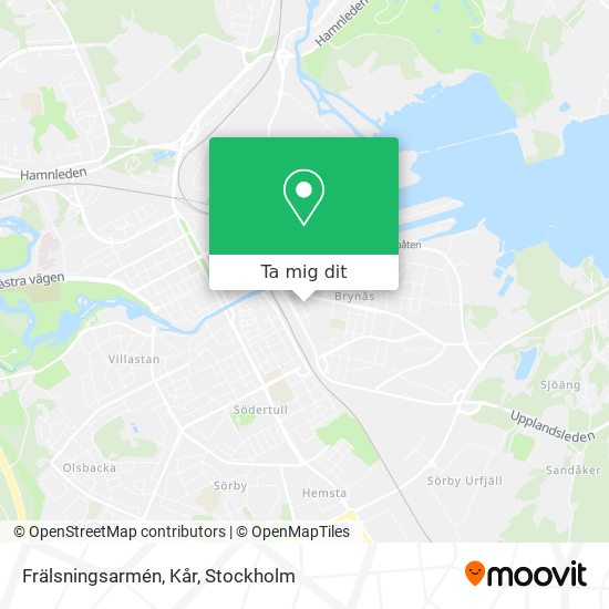 Frälsningsarmén, Kår karta