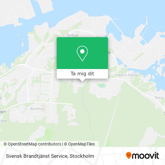 Svensk Brandtjänst Service karta