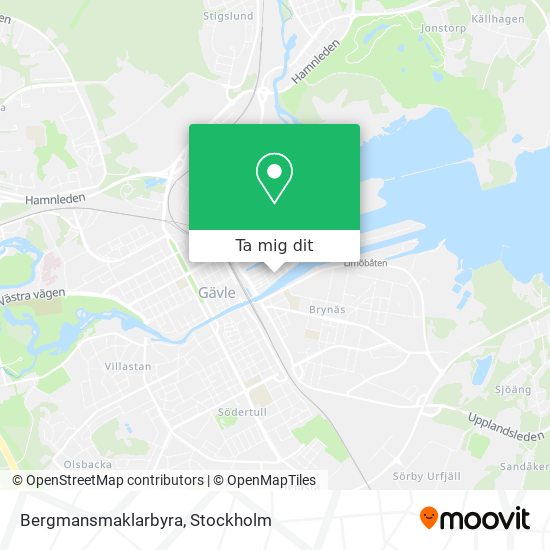 Bergmansmaklarbyra karta