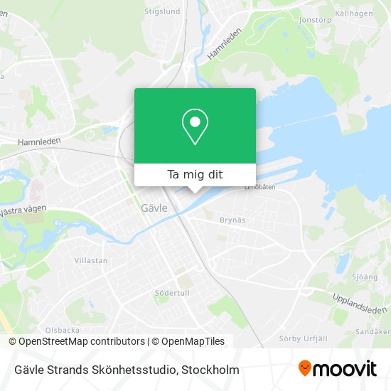 Gävle Strands Skönhetsstudio karta