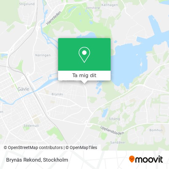 Brynäs Rekond karta