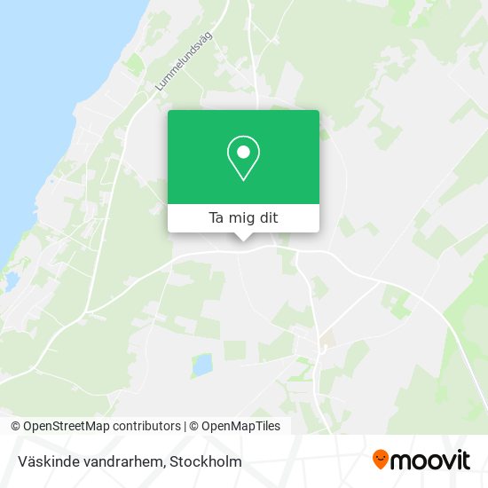 Väskinde vandrarhem karta