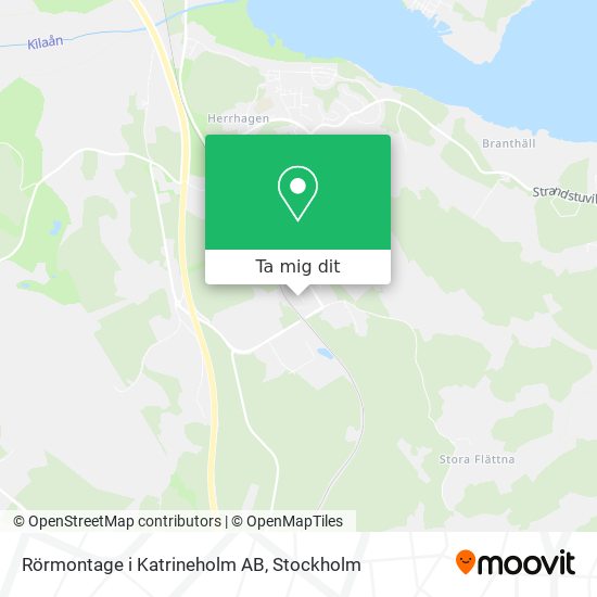 Rörmontage i Katrineholm AB karta