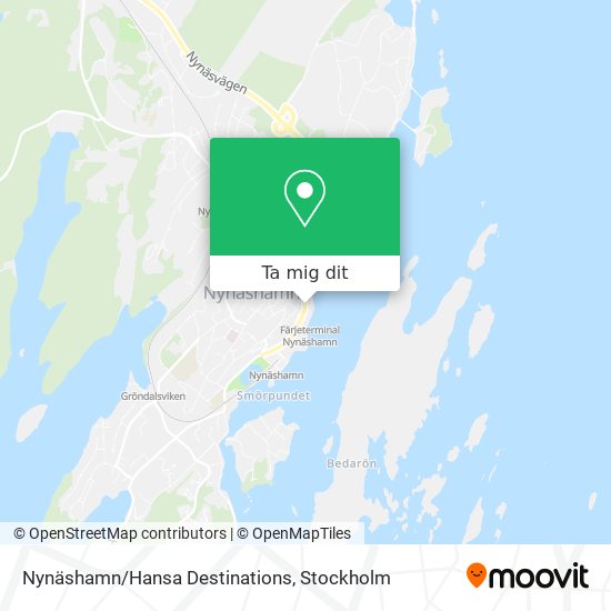 Nynäshamn/Hansa Destinations karta