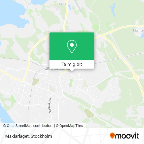 Mäklarlaget karta