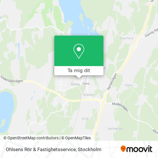 Ohlsens Rör & Fastighetsservice karta