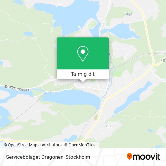 Servicebolaget Dragonen karta