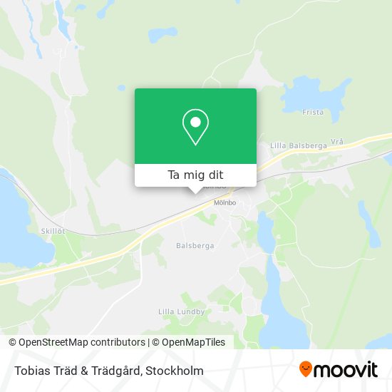 Tobias Träd & Trädgård karta