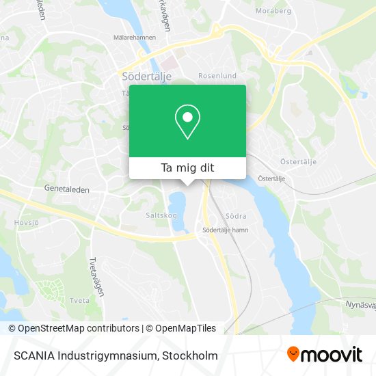SCANIA Industrigymnasium karta