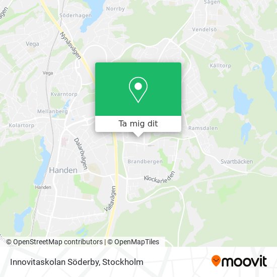 Innovitaskolan Söderby karta