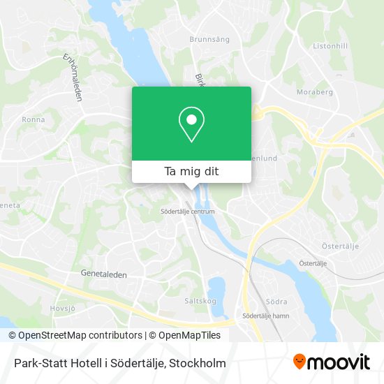 Park-Statt Hotell i Södertälje karta